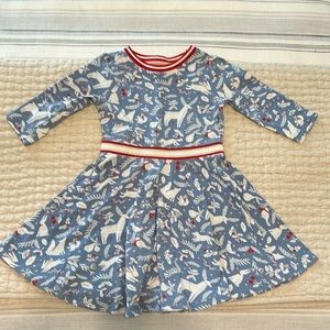 Boden girls Christmas dress